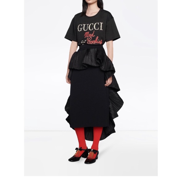 Gucci mad cookies embroidered T-shirt black - Picture 7 of 9